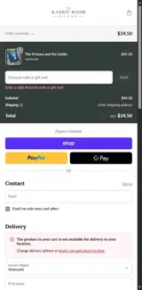 The Rabbit Room coupon verification screenshot
