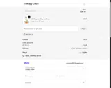 Therapy Clean coupon verification screenshot