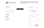 The Ring Lord coupon verification screenshot
