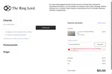 The Ring Lord coupon verification screenshot