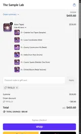 TRYSL23 coupon verification screenshot