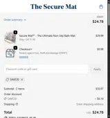 SAVE20 coupon verification screenshot