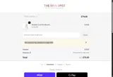 The Skin Spot coupon verification screenshot