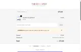 The Skin Spot coupon verification screenshot