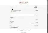The Skin Spot coupon verification screenshot