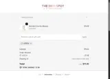 The Skin Spot coupon verification screenshot