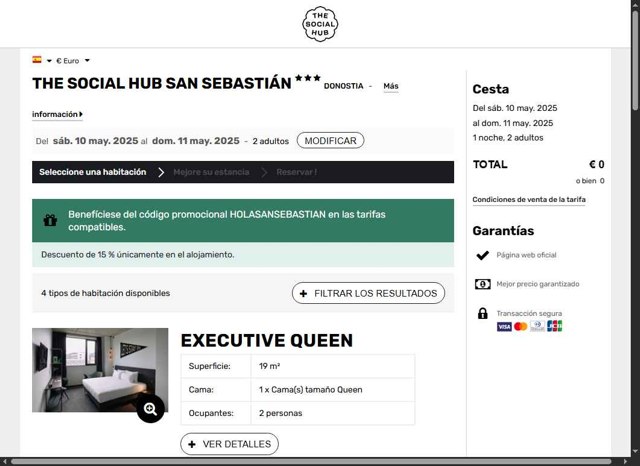 The Social Hub checkout page showing The Social Hub promo code box | Screenshot taken by SimplyCodes community member on May 10, 2025
