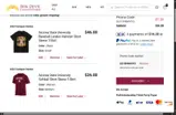 The Sun Devils coupon verification screenshot