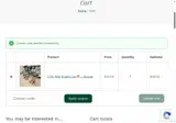 CASTER coupon verification screenshot