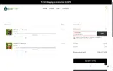 WELCOME10 coupon verification screenshot