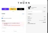 The Thorn coupon verification screenshot