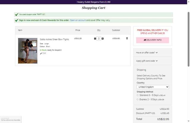 The Tight Spot checkout page showing The Tight Spot discount code box | Screenshot taken by SimplyCodes community member on Jun 18, 2025