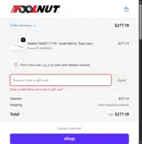 15% coupon verification screenshot