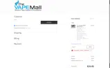 The Vape Mall coupon verification screenshot