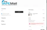The Vape Mall coupon verification screenshot