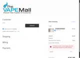 The Vape Mall coupon verification screenshot