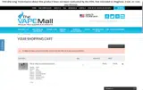 The Vape Mall coupon verification screenshot
