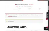 The Vapers World coupon verification screenshot