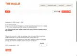 WALLIS20 coupon verification screenshot