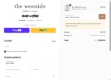 MEETTHEWESTSIDE coupon verification screenshot