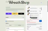The Wreath Shop coupon verification screenshot