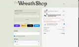 The Wreath Shop coupon verification screenshot