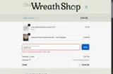 The Wreath Shop coupon verification screenshot