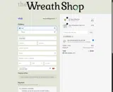 The Wreath Shop coupon verification screenshot