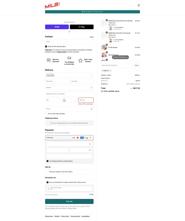 Xiao Chi Jie checkout page showing Xiao Chi Jie discount code box | Screenshot taken by SimplyCodes community member on Sep 6, 2025
