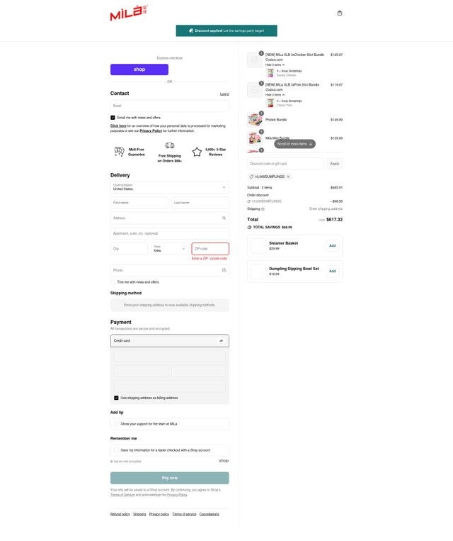 Xiao Chi Jie checkout page showing Xiao Chi Jie discount code box | Screenshot taken by SimplyCodes community member on Sep 6, 2025