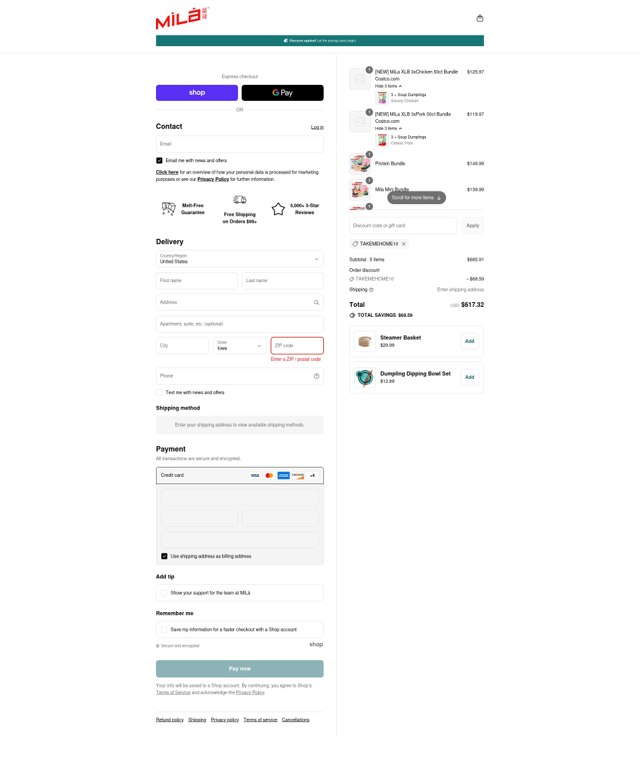 Xiao Chi Jie checkout page showing Xiao Chi Jie discount code box | Screenshot taken by SimplyCodes community member on Sep 6, 2025