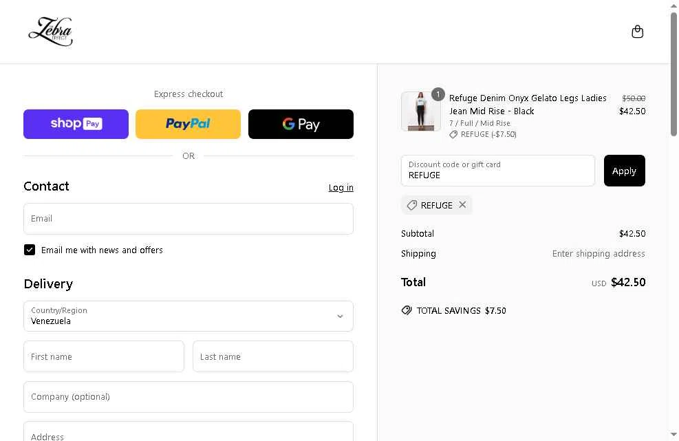 The Zebra checkout page showing The Zebra promo code box | Screenshot taken by SimplyCodes community member on Jun 5, 2025