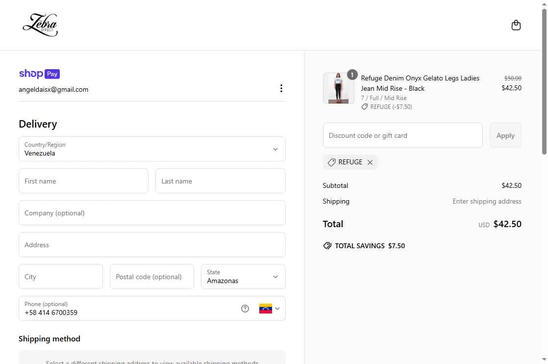 The Zebra checkout page showing The Zebra promo code box | Screenshot taken by SimplyCodes community member on May 25, 2025