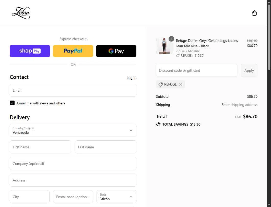 The Zebra checkout page showing The Zebra promo code box | Screenshot taken by SimplyCodes community member on Jul 23, 2025