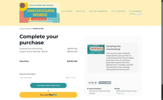 Thinkific checkout page showing Thinkific promo code box | Screenshot taken by SimplyCodes community member on Jun 30, 2025