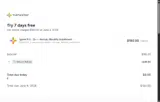 WELCOME30 coupon verification screenshot
