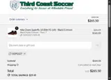 Third Coast Soccer coupon verification screenshot