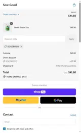 GoodBite15 coupon verification screenshot