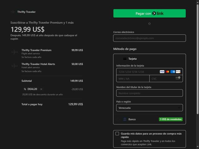 Thrifty Traveler checkout page showing Thrifty Traveler promo code box | Screenshot taken by SimplyCodes community member on Jul 19, 2025