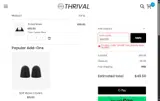 Thrival Muscle Recovery coupon verification screenshot