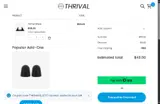 Thrival Muscle Recovery coupon verification screenshot