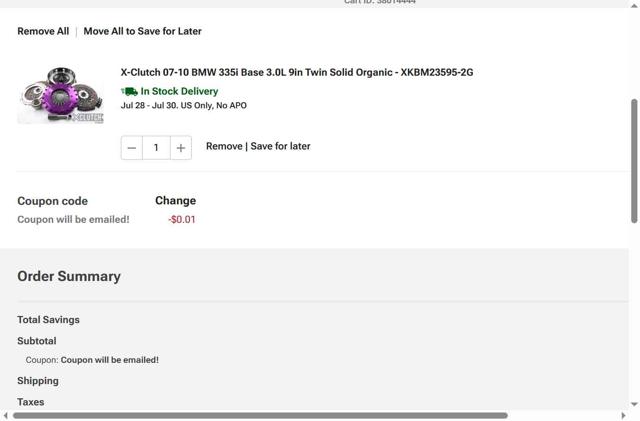 throtl checkout page showing throtl discount code box | Screenshot taken by SimplyCodes community member on Jul 23, 2025