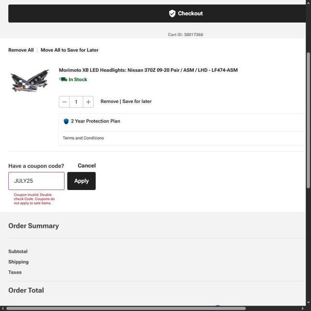 throtl checkout page showing throtl discount code box | Screenshot taken by SimplyCodes community member on Jul 26, 2025