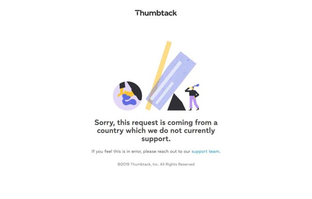 Thumbtack checkout page showing Thumbtack coupon code box | Screenshot taken by SimplyCodes community member on Jun 5, 2025
