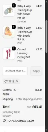 TT15 coupon verification screenshot