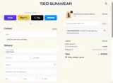 Tied Sunwear coupon verification screenshot