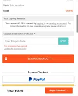 25WINCO15 coupon verification screenshot