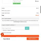 FDICK15 coupon verification screenshot
