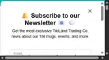 Tikiland Trading Co coupon verification screenshot