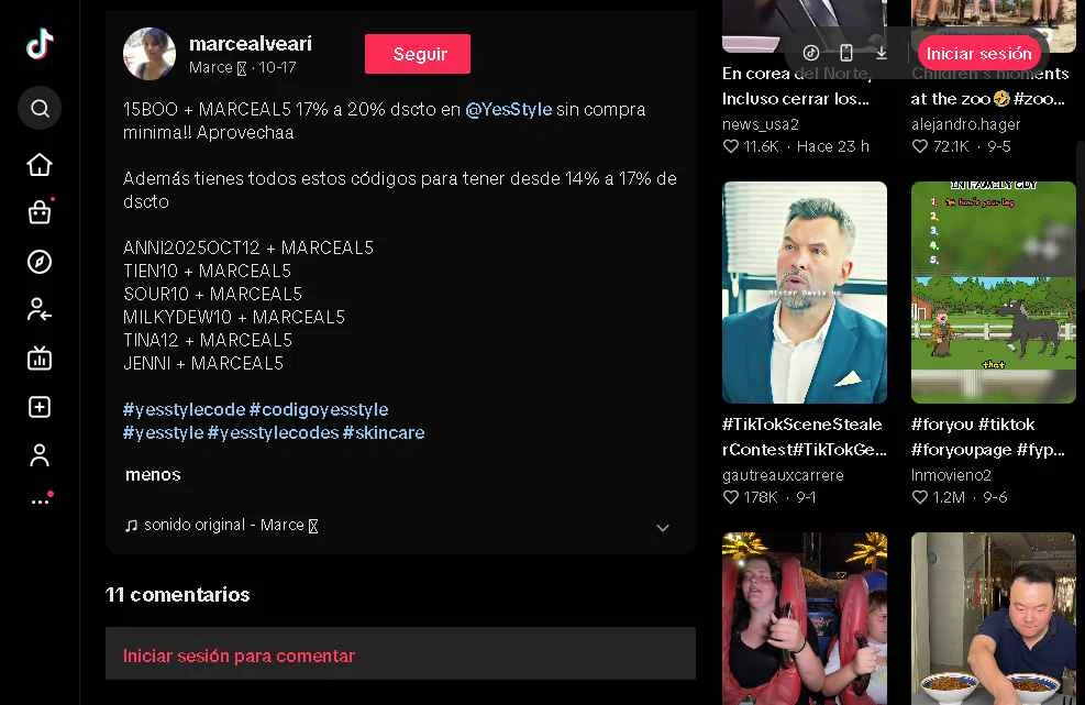 Verification screenshot for 15% Off Storewide at TikTok Shop — 7mo ago